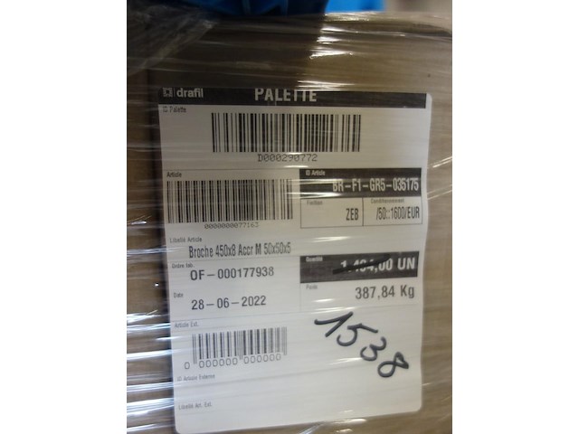 Pallet metalen draagarm - afbeelding 7 van  8