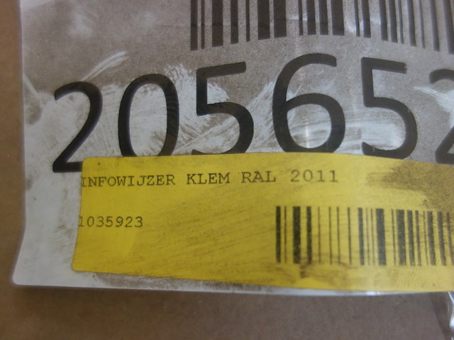 Pallet metalen infowijzer klem - afbeelding 2 van  8