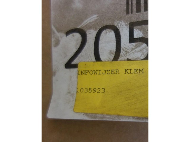 Pallet metalen infowijzer klem - afbeelding 3 van  8