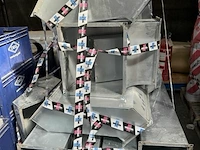Pallet onderdelen luchtkanalen + bochten + hoeken - afbeelding 1 van  2
