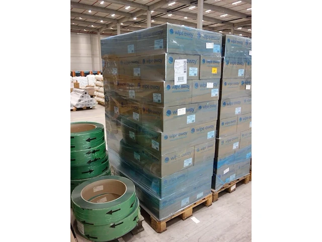Pallet profitextra creped turquoise wipe away - afbeelding 2 van  4