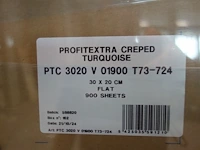 Pallet profitextra creped turquoise wipe away - afbeelding 3 van  4