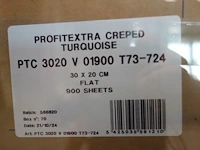 Pallet profitextra creped turquoise wipe away - afbeelding 2 van  2