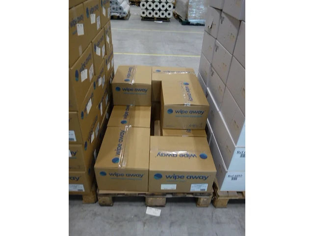 Pallet profitextra creped turquoise wipe away - afbeelding 3 van  4
