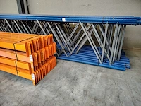 Pallet racking 18 frames h8000, 60 beams l2600mm