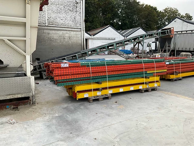 Pallet racking (2x) 14,5m x 1m & 10.8m x 90cm - afbeelding 2 van  8