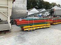 Pallet racking (2x) 14,5m x 1m & 10.8m x 90cm - afbeelding 2 van  8