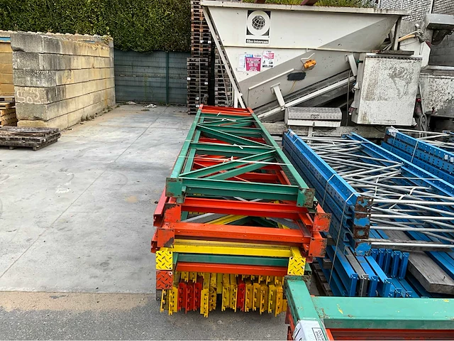 Pallet racking (2x) 14,5m x 1m & 10.8m x 90cm - afbeelding 6 van  8