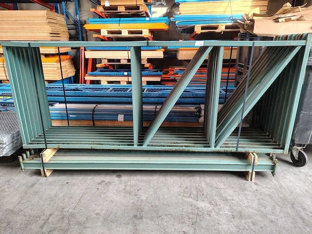 Pallet racking h2720mm x l (7x 2600mm) x w 1070mm, 1 level - afbeelding 1 van  1