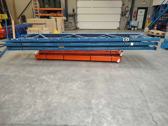 Pallet racking h4000mm x l (4x 2700mm) x w 1000mm, 2 levels - afbeelding 1 van  2