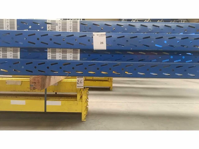 Pallet racking h6000mm x l (3x 2700mm) x w 900mm, 2 levels - afbeelding 2 van  2