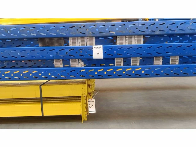 Pallet racking h6000mm x l (4x 2700mm) x w 900mm, 4 levels - afbeelding 2 van  2