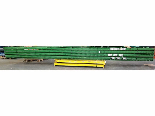 Pallet racking h8000mm x l (7x 2700mm) x w 900mm, 4 levels - afbeelding 1 van  2