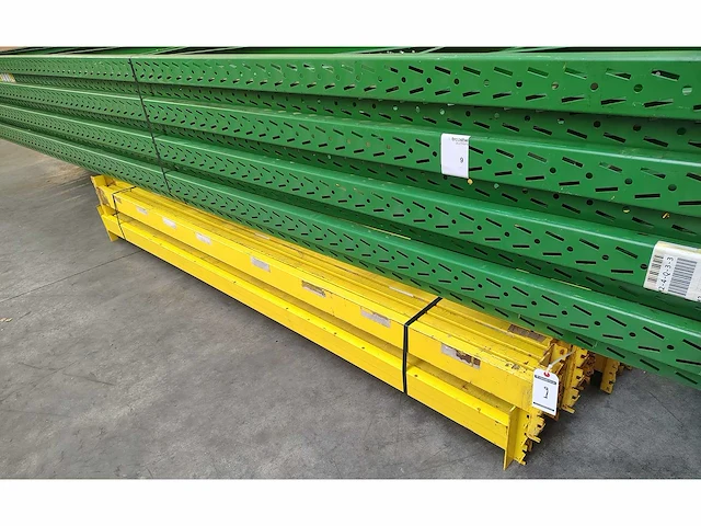 Pallet racking h8000mm x l (7x 2700mm) x w 900mm, 4 levels - afbeelding 2 van  2