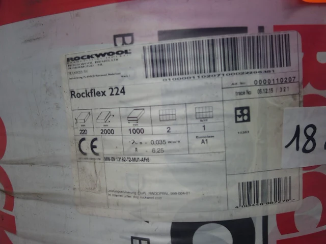 Pallet rockwool isolatie - afbeelding 2 van  2