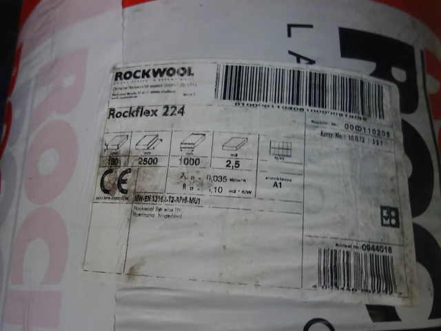 Pallet rockwool isolatie - afbeelding 2 van  2