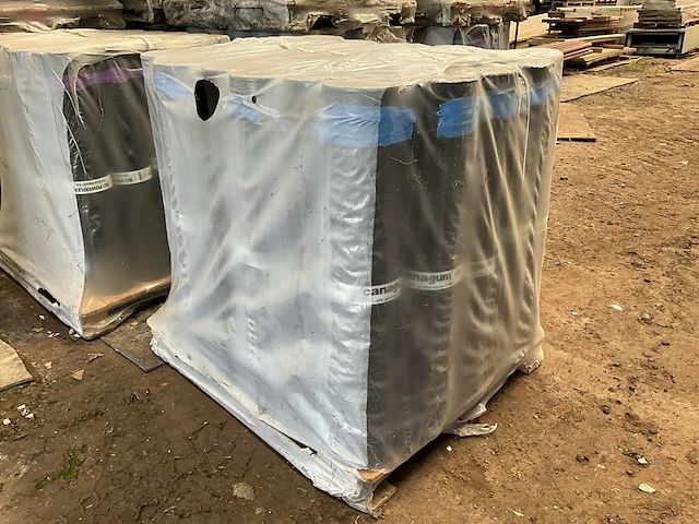 Pallet s-roll app donkere lei dakbedekking (2x) - afbeelding 1 van  4