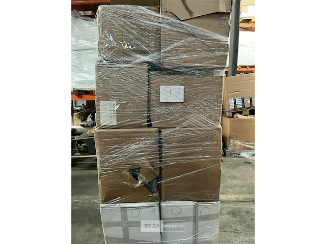 Pallet wegwerpoveralls, houten serveerkarren - afbeelding 3 van  3