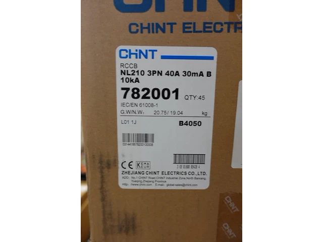 Pallet zekeringen chint - afbeelding 2 van  5