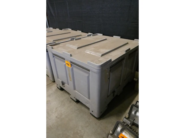 Palletbox met deksel - afbeelding 2 van  3