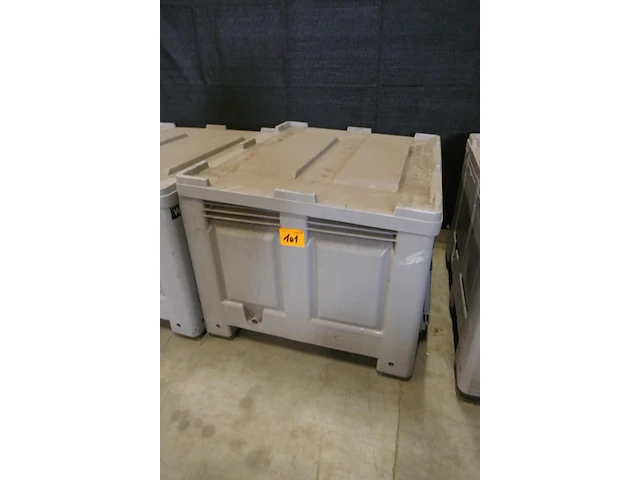Palletbox met deksel - afbeelding 1 van  3