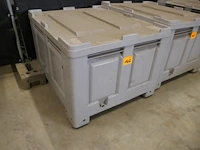 Palletbox met deksel - afbeelding 1 van  3