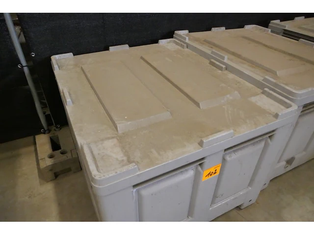Palletbox met deksel - afbeelding 2 van  3