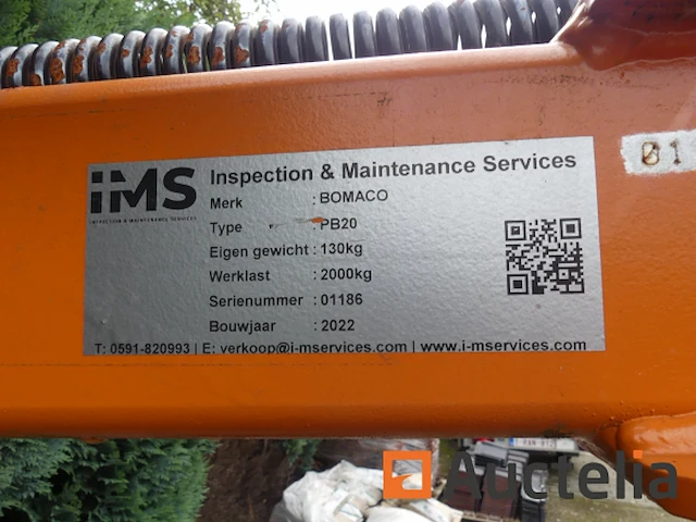 Palletheffer bomaco pb20 - afbeelding 2 van  8