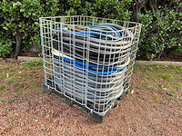 Palletkooi / gitterbox met slangen - afbeelding 1 van  2