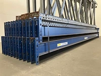 Palletstelling 2 x lengte 8070 mm, hoogte 3700 mm, diepte 1050 mm, 3 niveaus, occasie - afbeelding 3 van  4