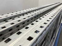 Palletstelling 2 x lengte 8070 mm, hoogte 3700 mm, diepte 1050 mm, 3 niveaus, occasie - afbeelding 2 van  4