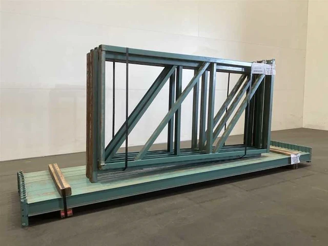 Palletstelling lengte 11150 mm, hoogte 1720mm , diepte 900 mm 2 niveaus occasie - afbeelding 1 van  4