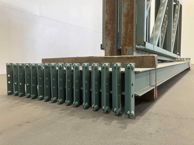 Palletstelling lengte 11150 mm, hoogte 1720mm , diepte 900 mm 2 niveaus occasie - afbeelding 3 van  4