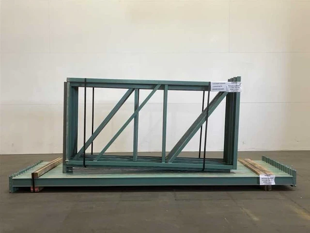 Palletstelling lengte 11150 mm, hoogte 1720mm , diepte 900 mm 2 niveaus occasie - afbeelding 4 van  4