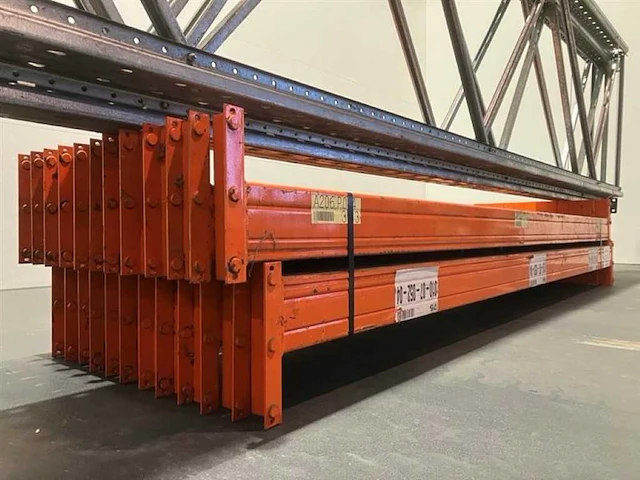 Palletstelling lengte 11300 mm, hoogte 4500 mm, diepte 1050 mm 3 niveaus, occasie - afbeelding 3 van  4