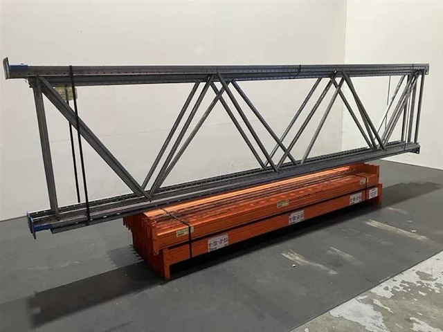 Palletstelling lengte 11300 mm, hoogte 4500 mm, diepte 1050 mm 3 niveaus, occasie - afbeelding 1 van  4