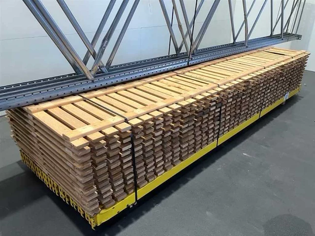 Palletstelling lengte 7410 mm, hoogte 6000 mm, diepte 1100 mm, 6 niveaus, occasie - afbeelding 4 van  5