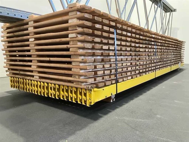 Palletstelling lengte 7410 mm, hoogte 6000 mm, diepte 1100 mm, 6 niveaus, occasie - afbeelding 3 van  5