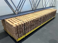 Palletstelling lengte 7410 mm, hoogte 6000 mm, diepte 1100 mm, 6 niveaus, occasie - afbeelding 4 van  5
