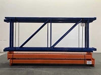Palletstelling lengte 8460 mm, hoogte 3000 mm, diepte 1100 mm, 3 niveaus, occasie - afbeelding 4 van  4