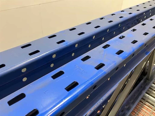 Palletstelling lengte 8740mm hoogte 2000 diepte 800mm 3 niveaus occasie - afbeelding 2 van  4