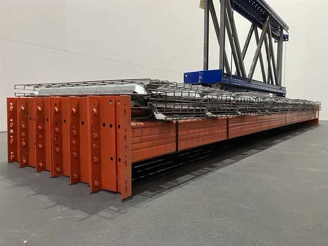 Palletstelling lengte 8740mm hoogte 2000 diepte 800mm 3 niveaus occasie - afbeelding 3 van  4