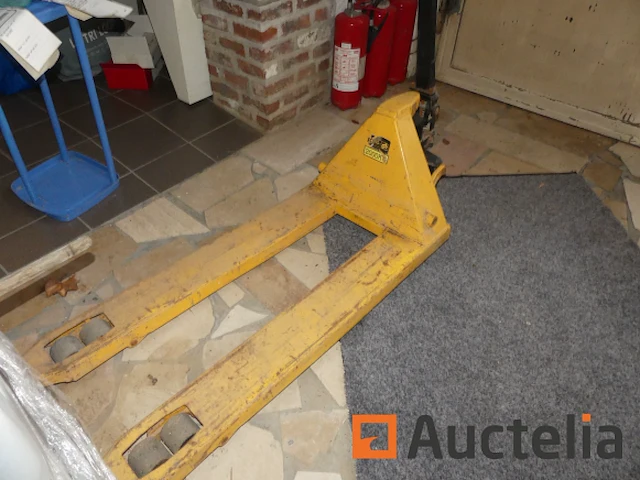 Palletwagen hand pallet vrachtwagen 760011 - afbeelding 3 van  5