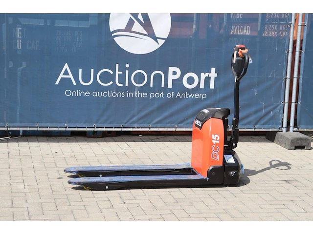 Palletwagen heli dc15 elektrisch 2000kg nieuw - afbeelding 1 van  1