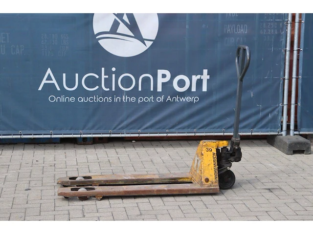 Palletwagen jungheinrich c/gv manueel 2000kg - afbeelding 1 van  1