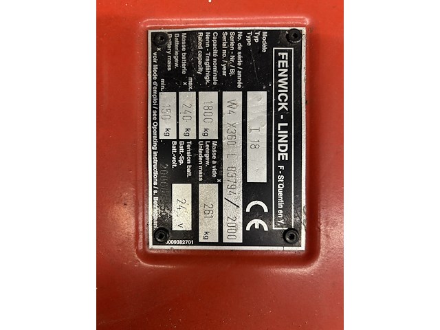 Palletwagen linde t 18 - afbeelding 2 van  6