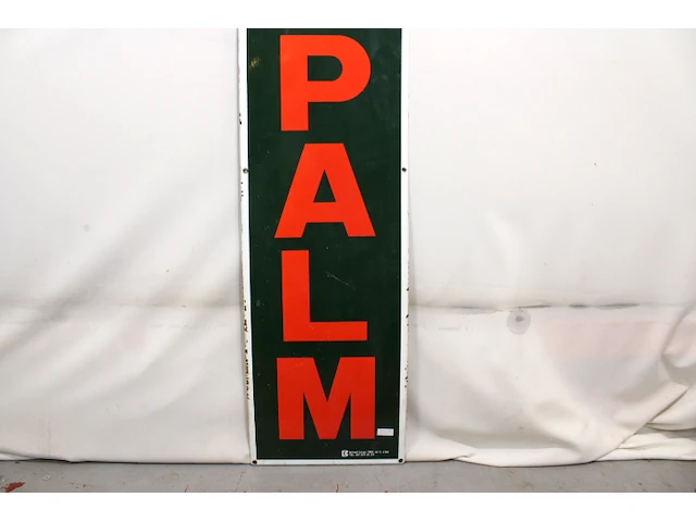 Palm emaille paneel 1990 - afbeelding 3 van  5