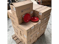 Palmer coupe rodondo pastabord met blaadjes motief 23 cm (480x) - afbeelding 1 van  7