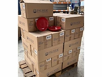 Palmer coupe rodondo pastabord met blaadjes motief 23 cm (480x) - afbeelding 2 van  7