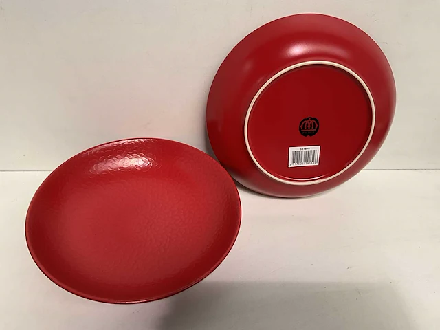 Palmer coupe rodondo pastabord met blaadjes motief 23 cm (480x) - afbeelding 7 van  7